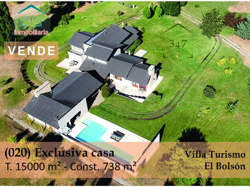 (020) Exclusiva Casa Hotel Boutique En Venta , Barrio Villa Turismo, El Bolson 347 Inmobiliaria