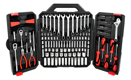 Kit de herramientas mecánicas Crescent Ctk180 180 piezas