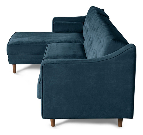 Sala Modular Brina Makora Beehive Memory Foam De Velvet Color Verde Oscuro