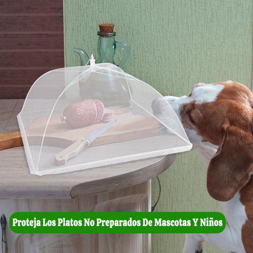 3 Pcs 43*43*20cm Cubierta De Mosca Para Comida Para Hogar