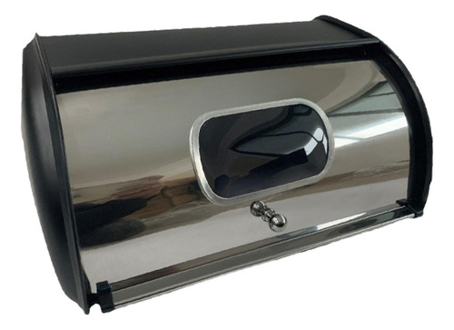 Caja De Pan Con Tapa Enrollable, Rústica, Multiusos Para