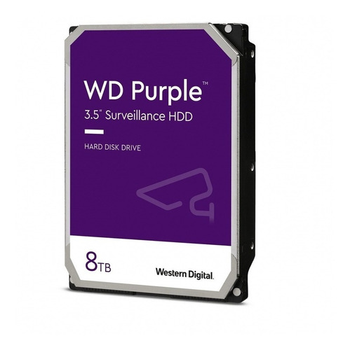 Disco Duro 8 Tb Interno Wd Purple 3.5  Sata3 Videovigilancia