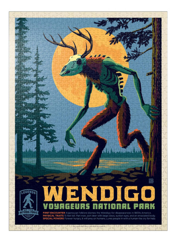 Leyendas De Los Parques Nacionales: Voyageurs The Wendigo, P