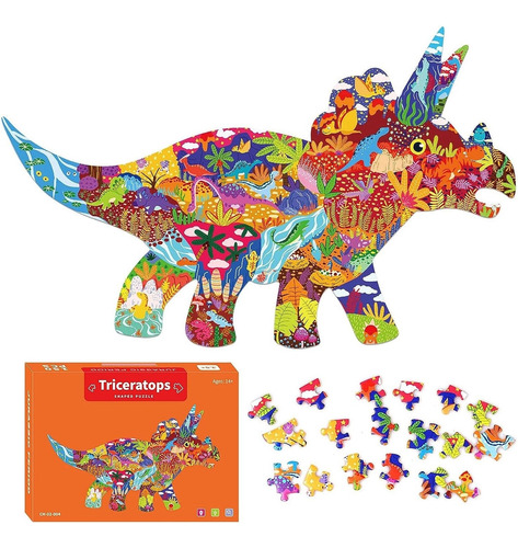 Puzzle 150 Piezas Triceratops Dinosaurios Rompecabezas 