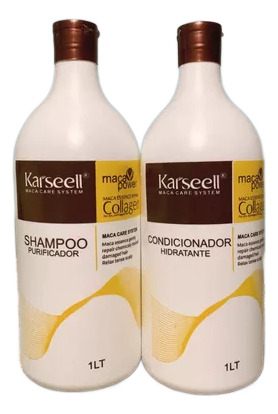 Kit Karseell Original Shampoo E Condicionador 1l Maca Power