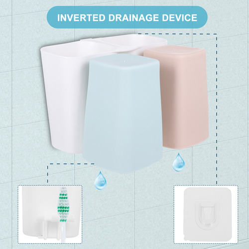 Soporte Para Cepillos De Dientes Para Colgar En La Pared