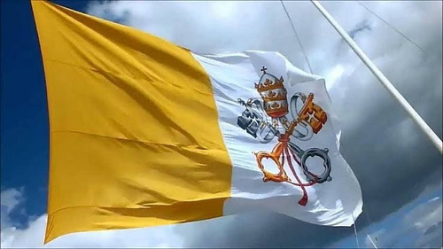 Bandera El Vaticano Medida 90cm X 150cm