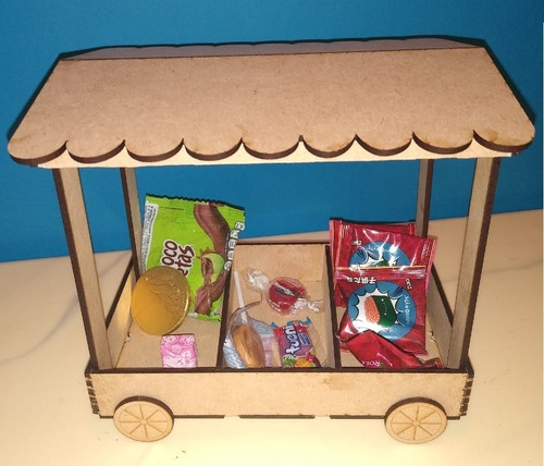 Imagen 7 de 10 de Kit Exhibidores Muebles Mesa De Dulces Candy Bar Cupcake Mdf