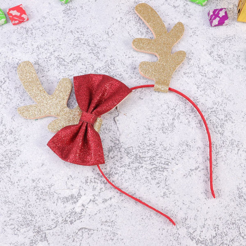 Diadema Decorativa Con Forma De Asta De Navidad Con Purpurin 