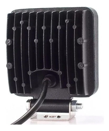 Farol Auxiliar Milha Led 48w Quadrado Caminhão Jeep Off Road