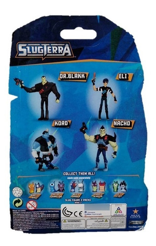 Slugterra - Muñeco El Diablos Nacho Con Blister Maltratado