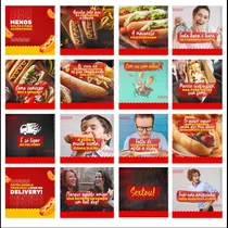 Comprar Pack 130 Artes Para Hot Dog Editáveis Psd + Png