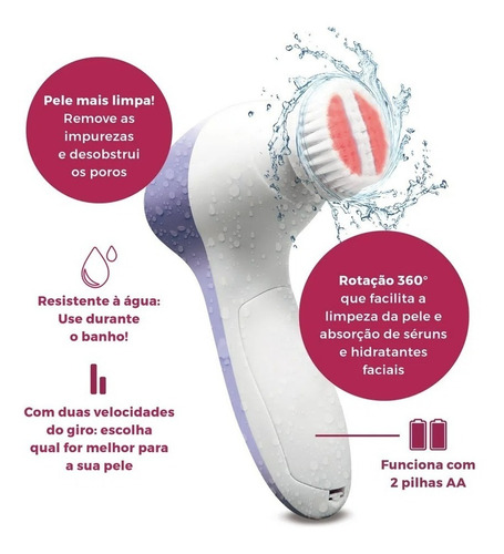 Aparelho Massagem E Limpeza Facial 4 Em 1 Spa Multilaser