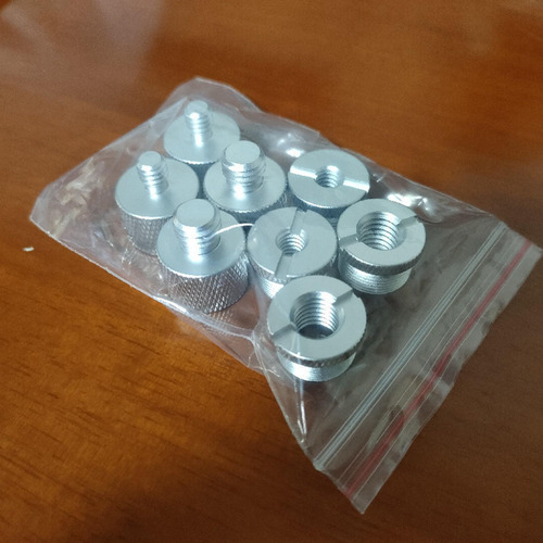 Adaptador De Rosca De Micrófono De 8 Piezas Para Montaje De