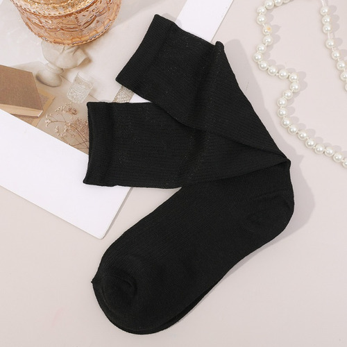 2 Pares De Calcetines Finos A Media Pantorrilla Para Mujer,