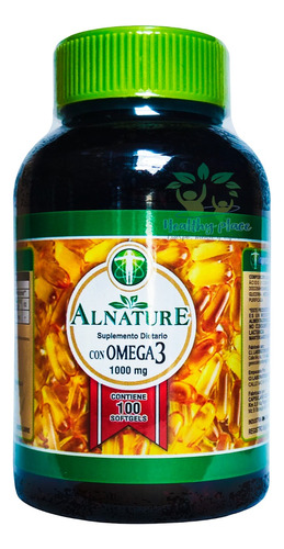 Omega 3 Alnature 1000mg Softgel - Unidad a $339