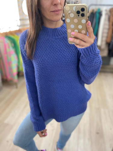 Sweater Pullover Tramado Mujer The Big Shop