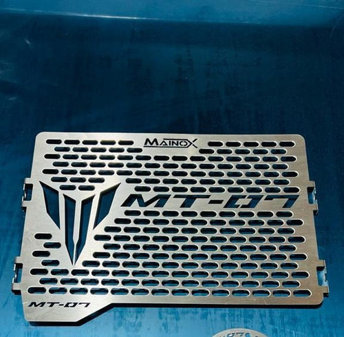 Protector Radiador YamahaFz07 Mt07 Acero Inoxidable Laser 