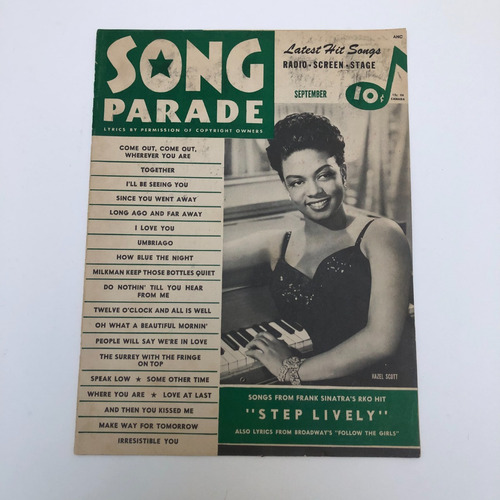 Antigua Revista Americana Song Parade 1944