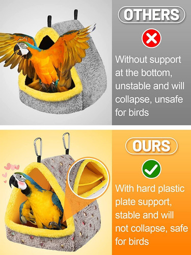 Nido Grande Invierno Cálido Para Pájaros Hamaca Colgantecama