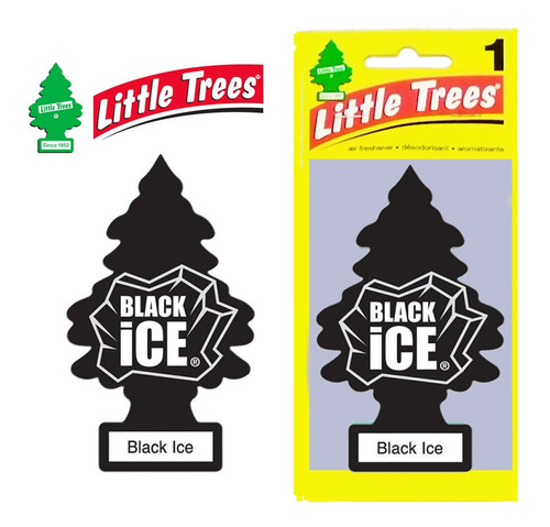 Imagem 1 de 2 de Aromatizante Little Trees Black Ice