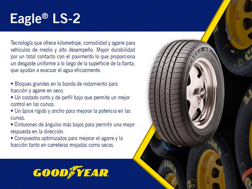 2- Llantas Automovil Eagle Ls-2 Goodyear 235/50r18 H97