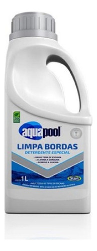 Limpa Borda De Piscinas Desengordura Concentrado Aquapool 1l