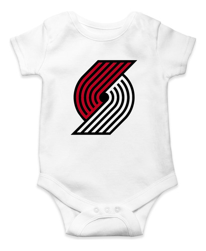 Body Para Bebé Personalizado Portland Trail Blazers Completo