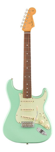 Guitarra elétrica Fender Vintera '60s Stratocaster de  amieiro surf green brilhante com diapasão de pau ferro