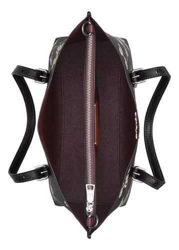 Bolsa Tote Coach Tote Color Negro Lazos