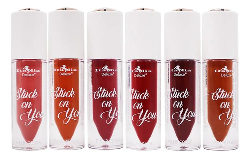 Gloss Italia Deluxe Stuck On You Gama De 6 Pzas + Regalo