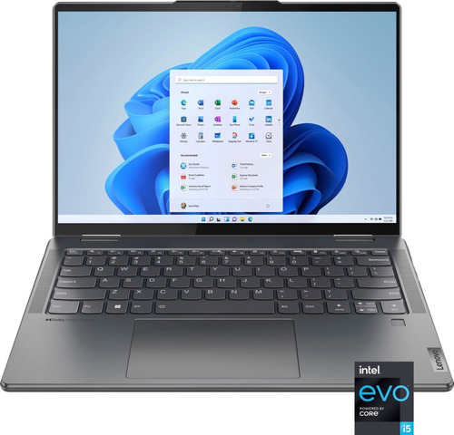 Imagen 1 de 10 de Notebookk Lenovo Yoga 7i 14  2.2k  I5 1235u 8gb 512gb Tactil