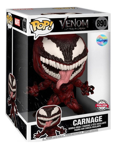 Funko Pop Jumbo Carnage 890 Pop Movies: Let There Be Carnage