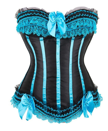 Corset De Tela Lencería Sexy, Top Erótico