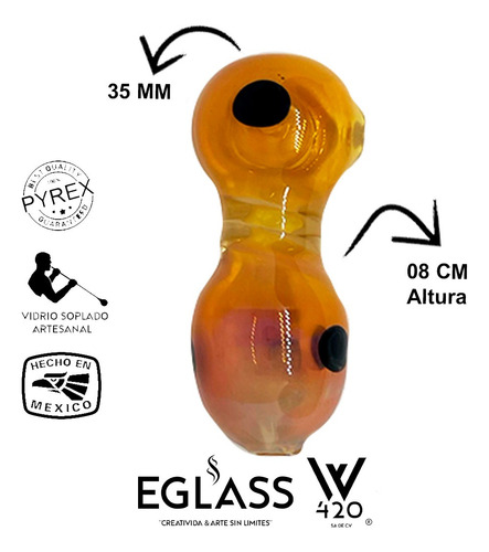 25pz Bong Cuchara Térmica Lunar Azul