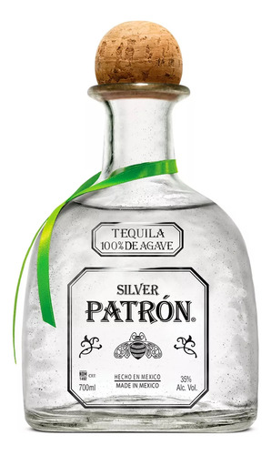 Patrón silver tequila 750ml