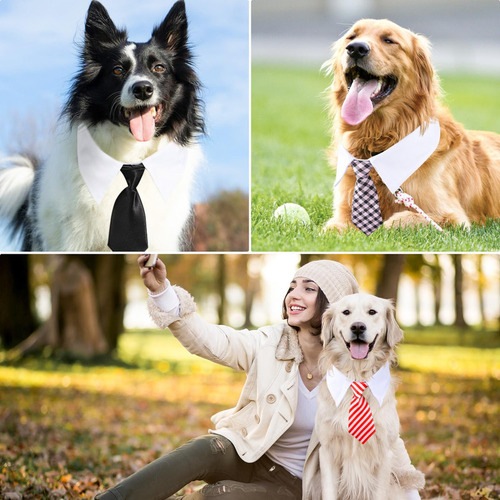 Segarty Corbata Para Perros, Paquete De 6 Corbatas Ajustable