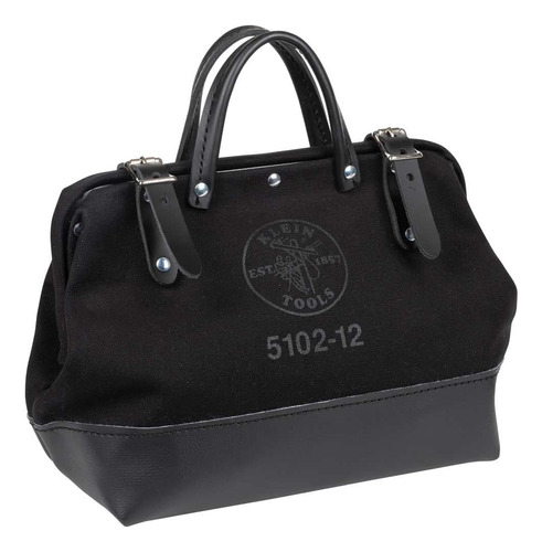 Klein Tools Blk Bolsa De Herramientas De Lona Negra Resiste.