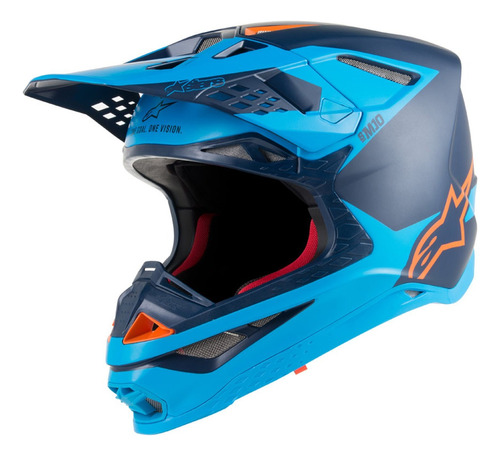 Casco Moto Cross Enduro Rally Alpinestars S-m10 Carbono