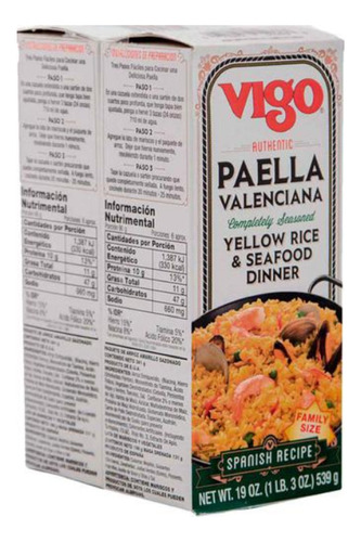 Paella Valenciana X2 Und 539 G - g a $60