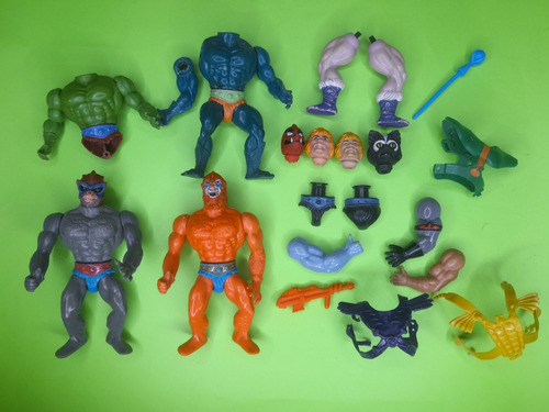 Lote Muñecos Y Partes He-man Top Toys Original Años 80 Motu