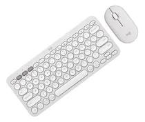 Comprar Combo Bt Logitech Pebble 2: Teclado K380s + Mouse M350s, Wht Mouse Blanco Teclado Blanco