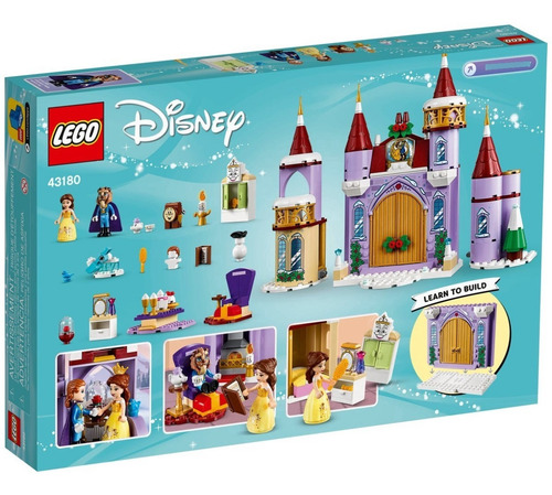 Lego Disney Celebracao De Inverno No Castelo Da Bela 43180