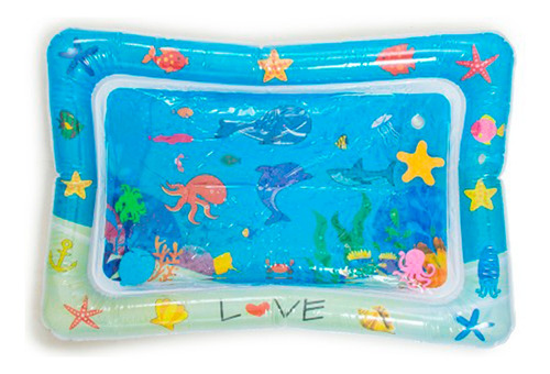 Alfombra Inflable Con Aire Y Agua Gimansio Bebe Love 4230