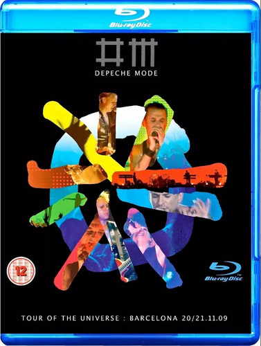 Blu-ray Depeche Mode - Recorrido por el universo - Duplo Lacrado