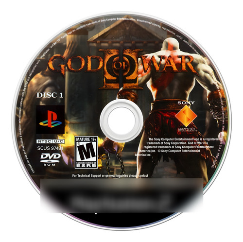 Jogo Repro God Of War 2 - Ps2 Midia Fisica