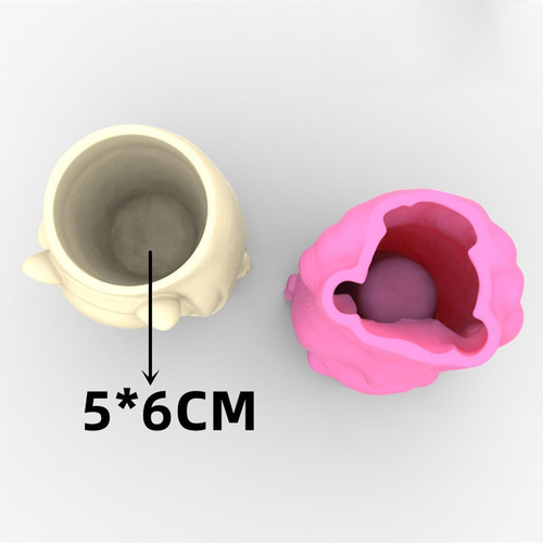 Molde De Jarrón De Silicona Para Niña, Maceta De