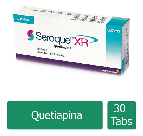 Seroquel Xr 300 Mg Caja Con 30 Tabletas