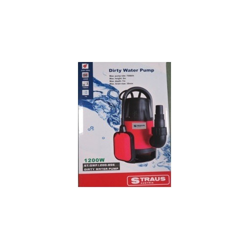 Bomba De Agua Sucia Straus 1200w 7500 L/h - Queoferta.uy