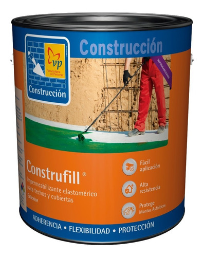 Construfill: Impermeabilizante Para Techo Y Cubiertas Cuñete